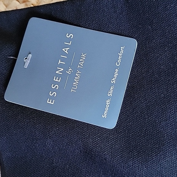 Essentials by Tummy Tank nylon, seamless, thong, black, size L/XL - Picture 2 of 7